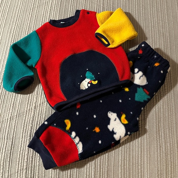 Little Me 18 month polar bear fleece suit - Picture 1 of 6
